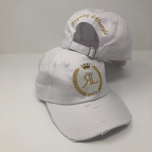 Distressed Embroidered Dad Hat