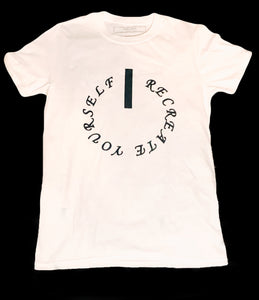 Recreate Yourself T-Shirt White/Black