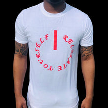 Load image into Gallery viewer, Recreate Yourself T-Shirt White/Red