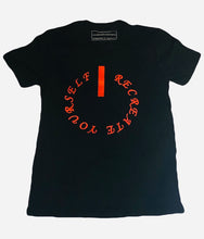 Load image into Gallery viewer, Recreate Yourself T-Shirt Black/Red